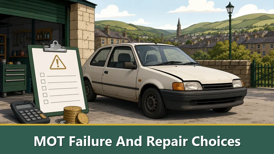 MOT Fail ure i opcje naprawy